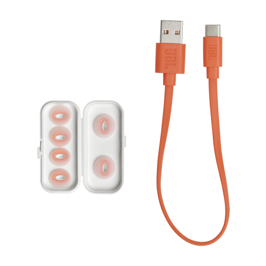 JBL Tune Flex - White - True wireless Noise Cancelling earbuds - Detailshot 10